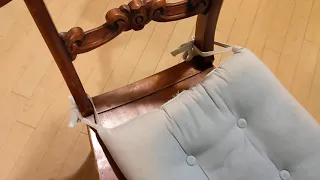 Stop chair cushions moving or the ties breaking with non-slip mat