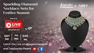 Jagdamba Pearls X Abby Live - Precious Gemstones Necklace Collection
