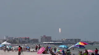 SpaceX Falcon 9 GPS III SV03 Launch From Cocoa Beach in 4k UHD