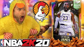 I turned into a CHICKEN for LeBron James on NBA 2K20