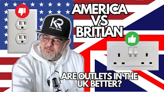 ARE OUTLETS IN THE UK MORE SAFE THAN OUTLETS IN AMERICA? #reaction #uk #ukvsusa