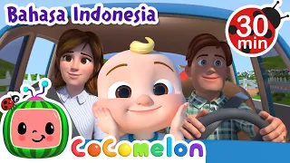 Apa Kita Sudah Sampai?🚗 | CoComelon | Kartun Lagu Anak | Moonbug Kids Indonesia | Nursery Rhymes