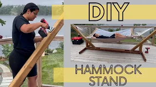 DIY HAMMOCK STAND - Easy How To Build