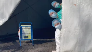 Jerusalema Dance Challenge @ Malmi corona health station, Helsinki, Finland