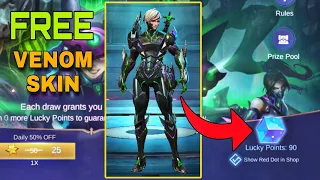 HOW TO GET FREE SKINS IN MOBILE LEGENDS | Free Venom Skins MLBB