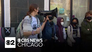 Chicago high school students hold sit-in to support pro-Palestinian demonstrations