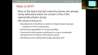 AF5 Report and AF-Summary-II
