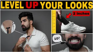 10 Hacks to LEVEL UP Your LOOKS⬆️ *AFFORDABLE* | Men hacks| How to look good| Look attractive| Men