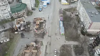Бородянка. Киевская область. Видео с дрона. #война
