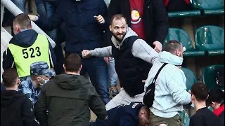 Fight during the match Lokomotiv - Spartak 11.04.2021