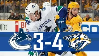 Canucks vs Predators | Highlights (Dec. 13, 2018) [HD]