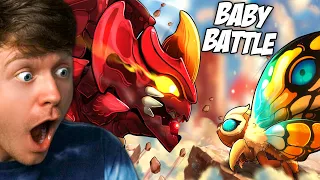 Reacting to BABY DESTOROYAH vs BABY MOTHRA!