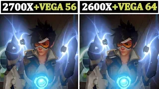 R5 2600X +VEGA 64 vs R7 2700X +VEGA 56 | Tested 13 Games |