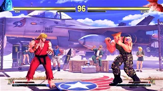 Ken vs Guile (Hardest AI) - STREET FIGHTER V Hardest Match