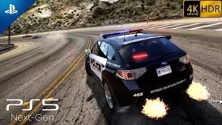 PS5 Need for Speed Hot Pursuit remastered - POLICE CHASE GAMEPLAY | Ultra High Graphics [4K HDR]