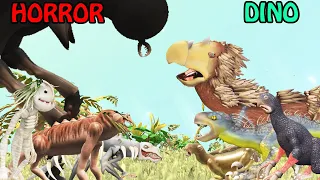 Horrors and Dinosaurs Size Comparison 2 | Horror vs Dino [S2] | SPORE