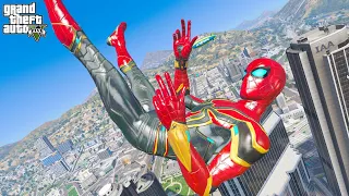 GTA 5 IRON SPIDERMAN Ragdolls Compilation Episode 54 - ( Euphoria Physics Showcase)