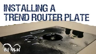 How to Install a Trend Router Plate Insert and make your own router table