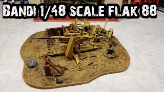 Bandi 1/48 scale flak88 for bolt action