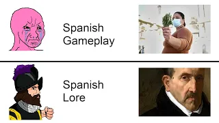 Spanish gameplay VS lore