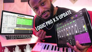 Controlling LOGIC PRO X with iPAD| Logic Pro 10.5 update Remix FX