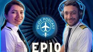 Life of a Student Pilot in USA Q&A by Capt.Neha & Winged Engineer | Pilot Podcast EP10