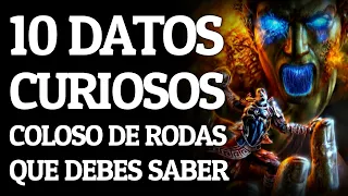 10 DATOS CURIOSOS sobre EL COLOSO DE RODAS que DEBES SABER - GOD OF WAR 🔥