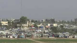 View of Rafah in southern Gaza