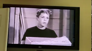 LEAVE IT TO BEAVER  11/15/57   Season 1 episode 7  8 seconds of Beaver being brilliant IMG 0840