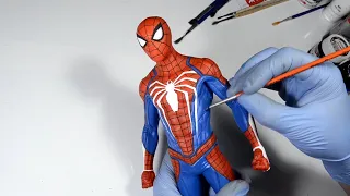 Marvel's Spider-Man PS4 Statue Painting | Crafty Art #SpiderMan