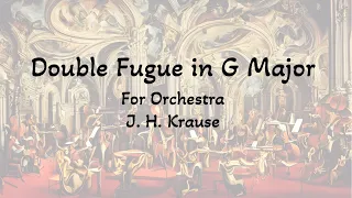 Double Fugue for Orchestra in G Major