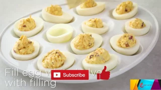 Appetizer Recipes   How to Make Fully Loaded Deviled Eggs