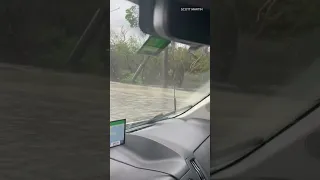 Hurricane Idalia causes flooded roads, hazardous traffic as it makes landfall in Fort Myers, Florida