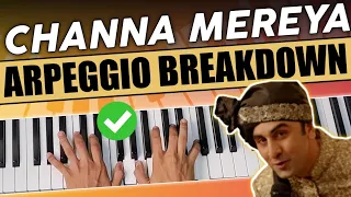 Channa Mereya - Full Arpeggio Breakdown - Arpeggios Piano Tutorial Hindi - PIX Series