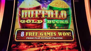 My Wife Did AMAZING On This NEW Buffalo Slot Machine!! 🎰😮