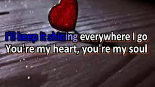 You're My Heart, You're My Soul   Karaoke HD