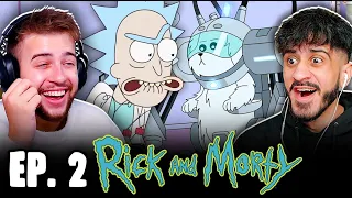 OUR FIRST TIME WATCHING RICK AND MORTY!! Rick And Morty Episode 2 Reaction