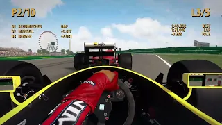 F1 2013 Game Classic 1980's : Nigel Mansell (Williams) vs Michael Schumacher (Ferrari)