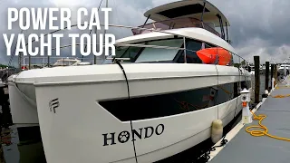 Touring a $1,000,000 Power Catamaran | Fountaine Pajot MY44 Yacht Walkthrough