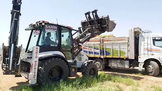 K4 Ön Kovayla Kamyon Yükleme Hidromek 102B K4 Supra Bekoloder