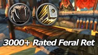 Rank 1 Feral Ret (3000+ Rating) | WotLK Classic arena