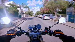 Ride around the block. | YAMAHA YBR 250 + Blown Exhaust [4K]