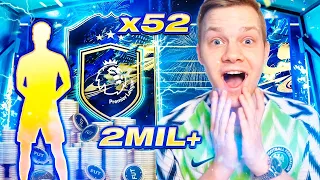 JEG PACKEDE EN PREMIER LEAGUE TOTS TIL OVER 2 MILLIONER COINS! 52 PREMIER LEAGUE TOTS PAKKER!