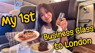 THE START OF 34 DAYS EUROPE TRAVEL ✈️ Flying Business Class with Singapore Airlines to London EP. 1