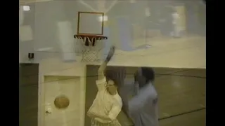 young me with hair Dunking