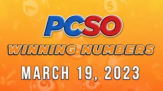 P49M Jackpot Ultra Lotto 6/58, 2D, 3D, and Superlotto 6/49 | March 19, 2023