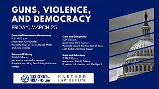 Center for Firearms Law | Guns, Violence & Democracy: Panel 2, Guns & Policing