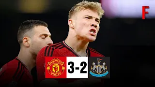 Manchester United vs Newcastle (3-2) Highlights: Mainoo, Diallo, Hojlund Goals