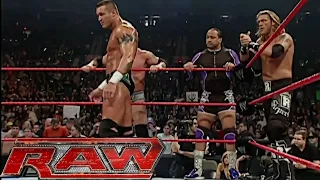 Rated-RKO, MVP & Mr.Kennedy vs Batista, John Cena, The Undertaker & HBK Pt.1 RAW Feb 15,2007