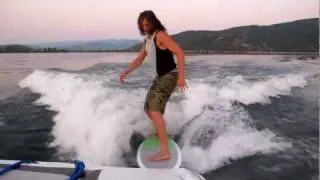 wake surfing in Idaho